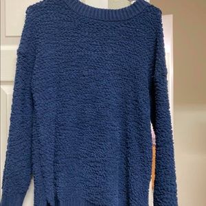 popcorn sweater navy blue !